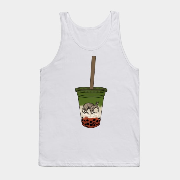 Boba Guys - Strawberry Mactha Tank Top by smileyfriend